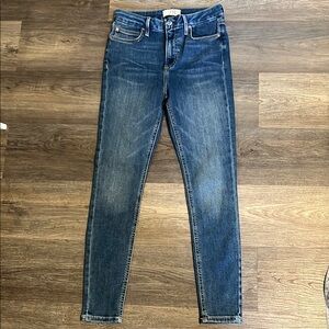 We The Free High Rise Skinny Women's Blue Jeans 28